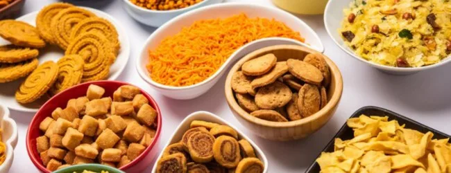 Homemade snacks and namkeen