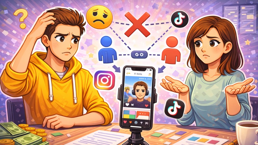 Frustrated creators facing zero views