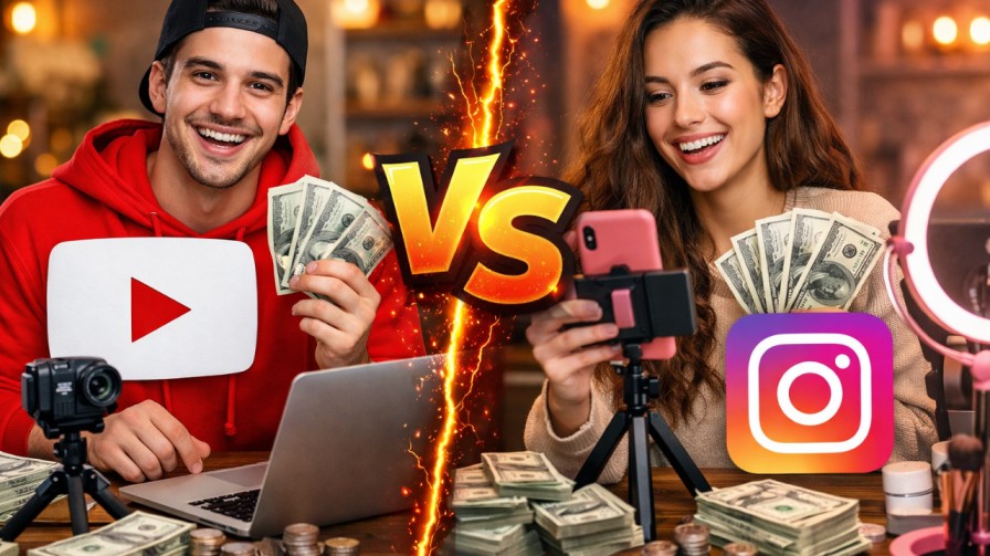 YouTube vs Instagram