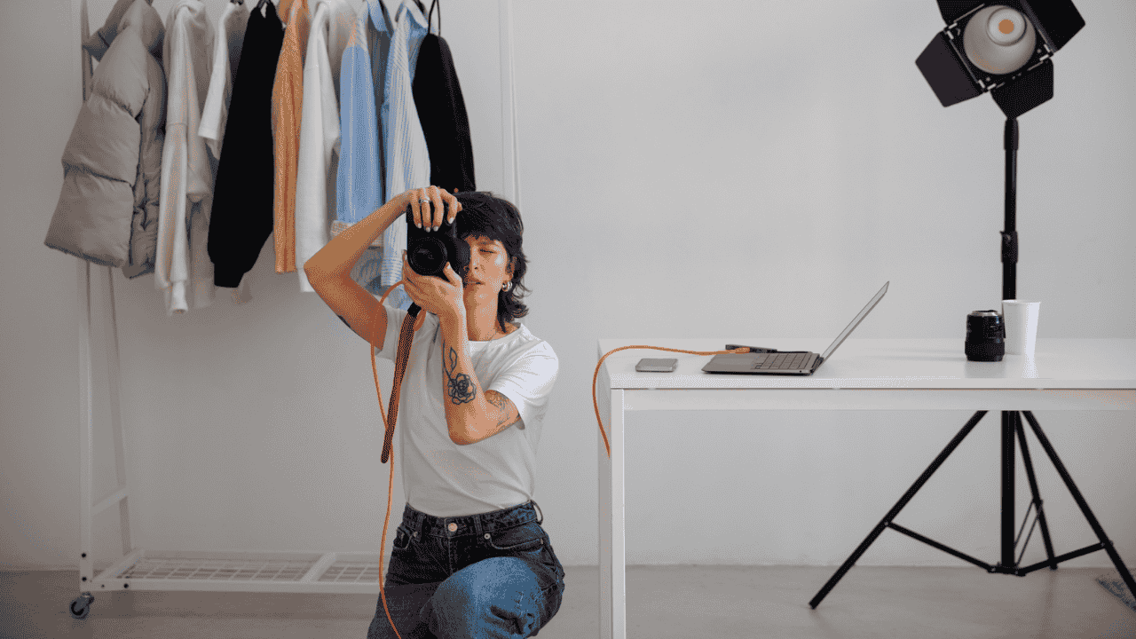 e-commerce photoshoot