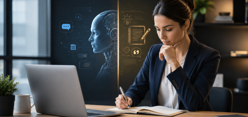 AI Caption Generator vs Copywriter