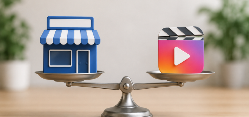 Facebook Business Page vs Instagram Reels
