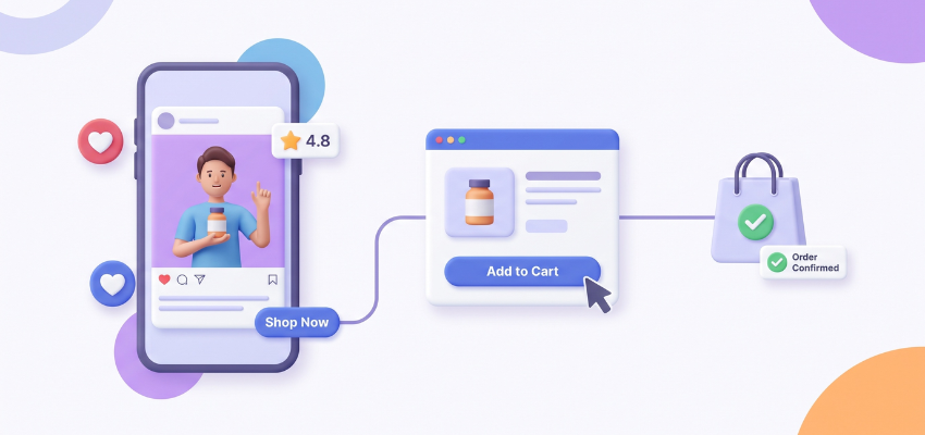 Creator Content to Checkout