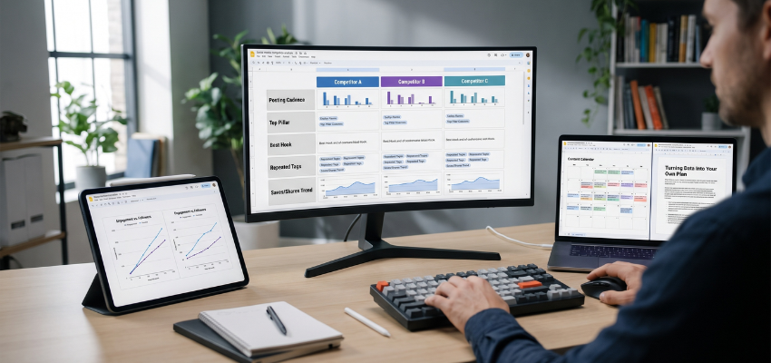 Social Media Competitor Analysis Template